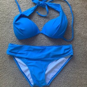 Cute blue bikini